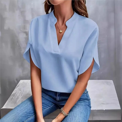 Élodie | Off-Shoulder Chiffon Blouse