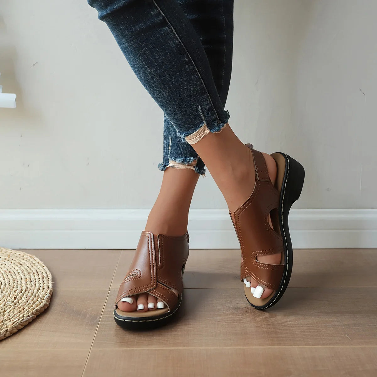 Serena Haven | Luxe Wedge Comfort Sandals