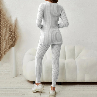 Odette | Ribbed Two-Piece Lounge Set