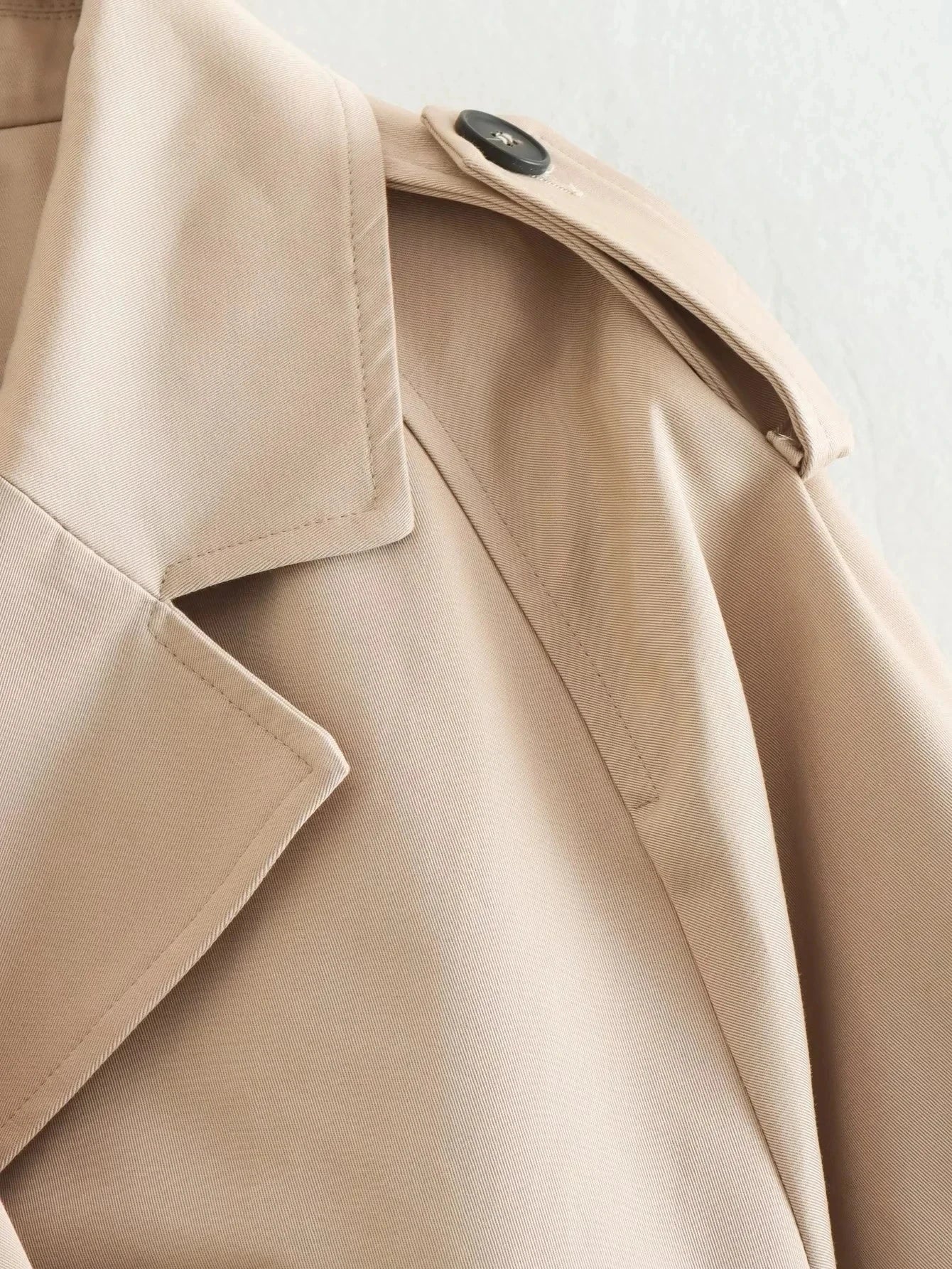 Aurelia | Vintage Cropped Trench Jacket