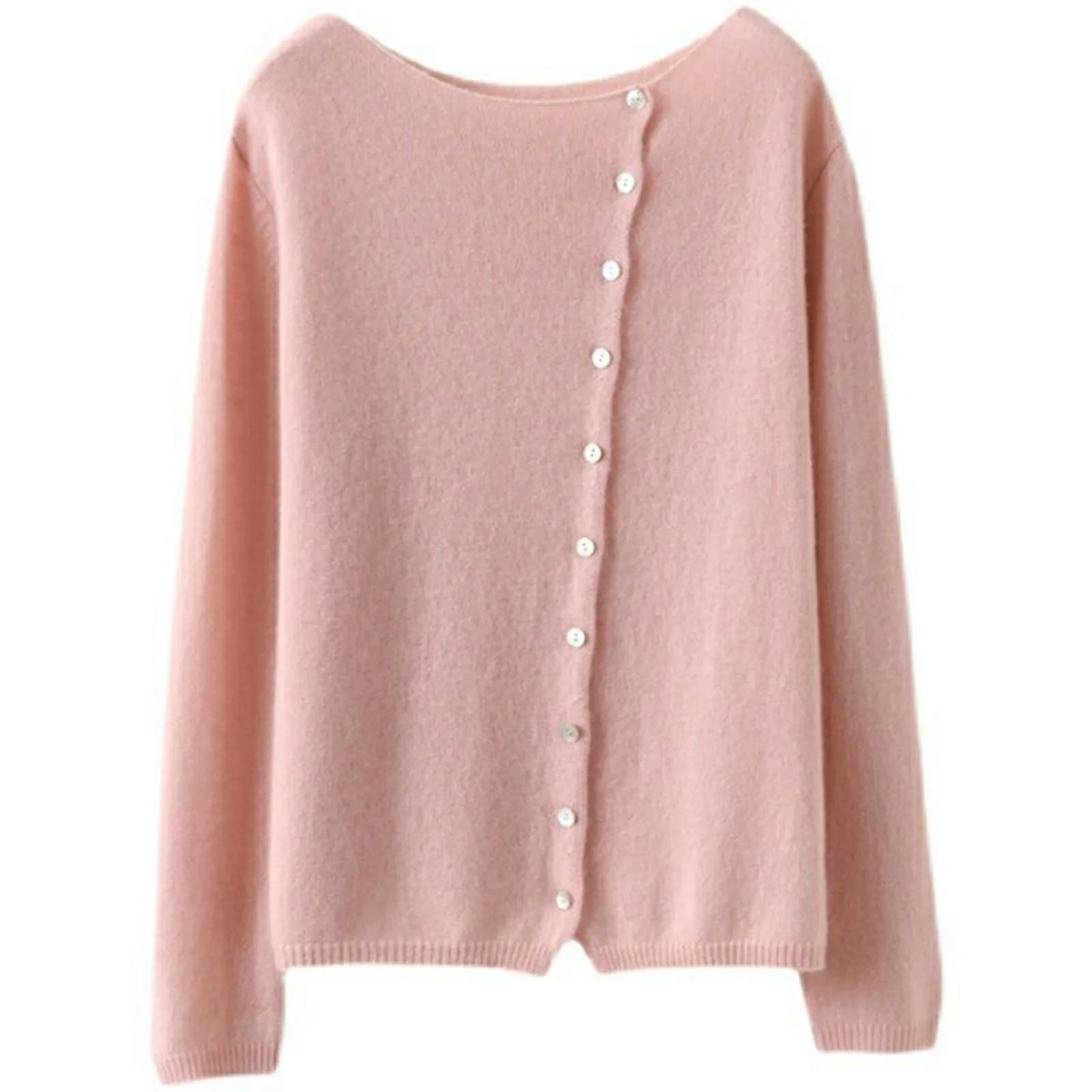 Chloe | Asymmetrical Fleece Cardigan