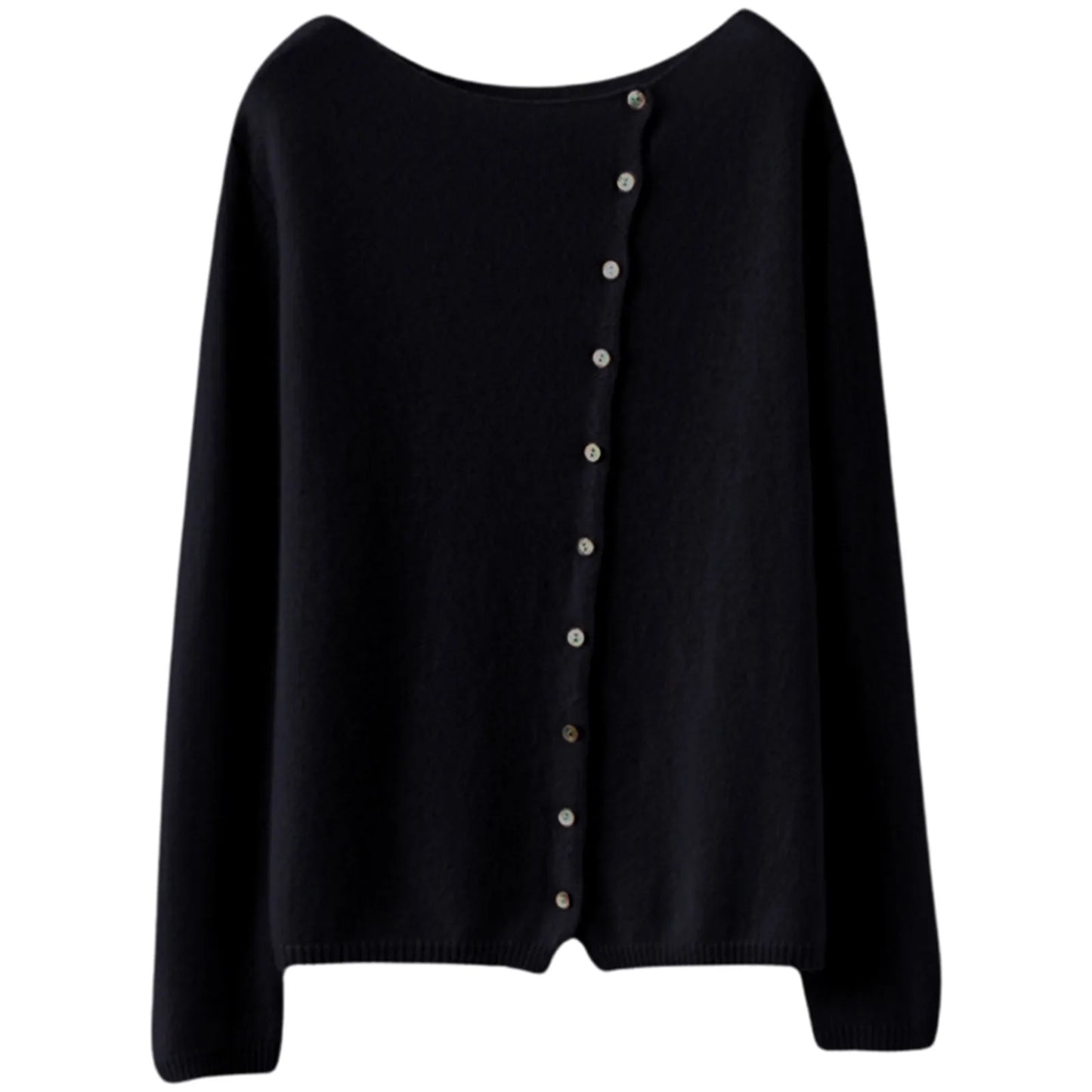 Chloe | Asymmetrical Fleece Cardigan