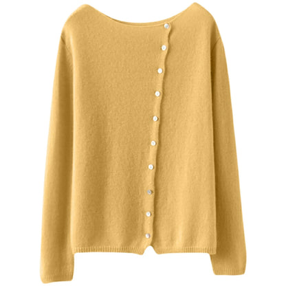 Chloe | Asymmetrical Fleece Cardigan