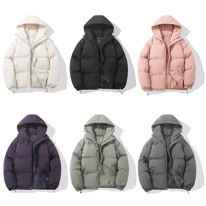 Aveline | High-Neck Hooded Puffer Jacket