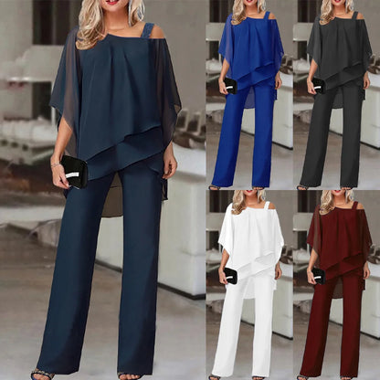 Adélie | Irregular Dolman Sleeve Two-Piece Set