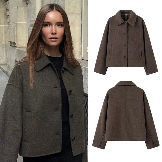 Noelle | Timeless Woolen Overcoat